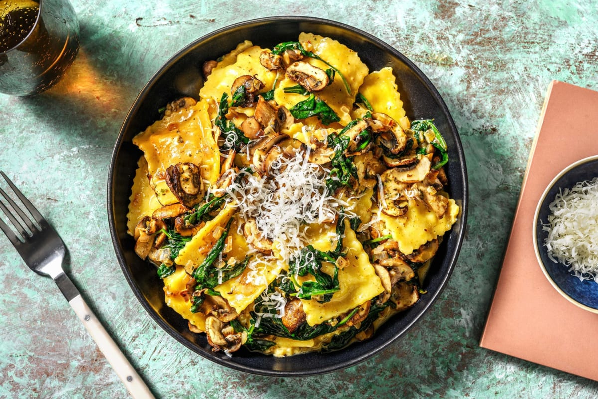 Creamy Squash Ravioli 