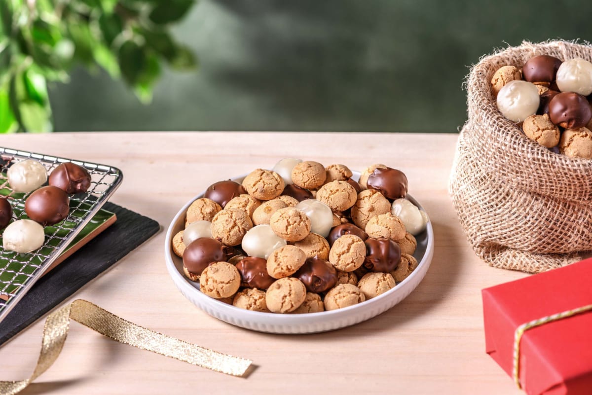 Box Snacks salés | Biscuits variés au spéculoos maison - chocolat blanc et au lait