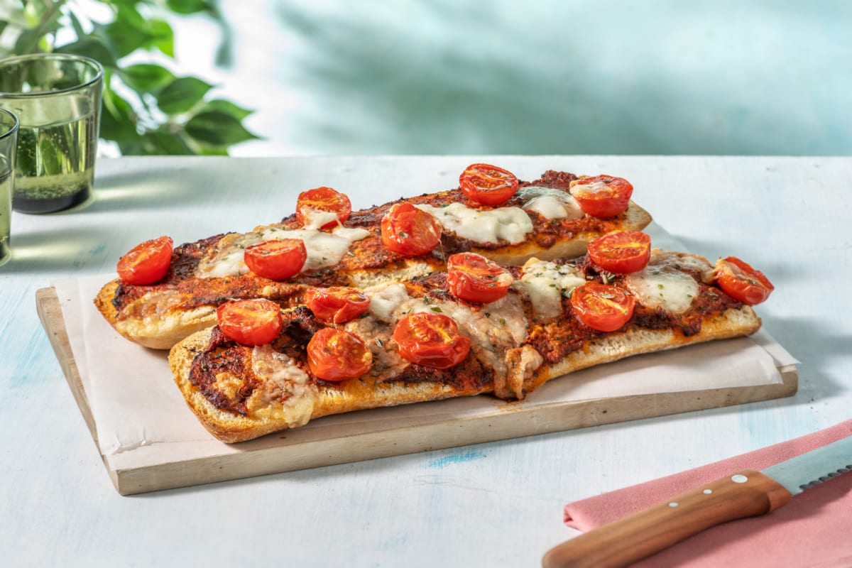 Salami Pizza Style Ciabatta
