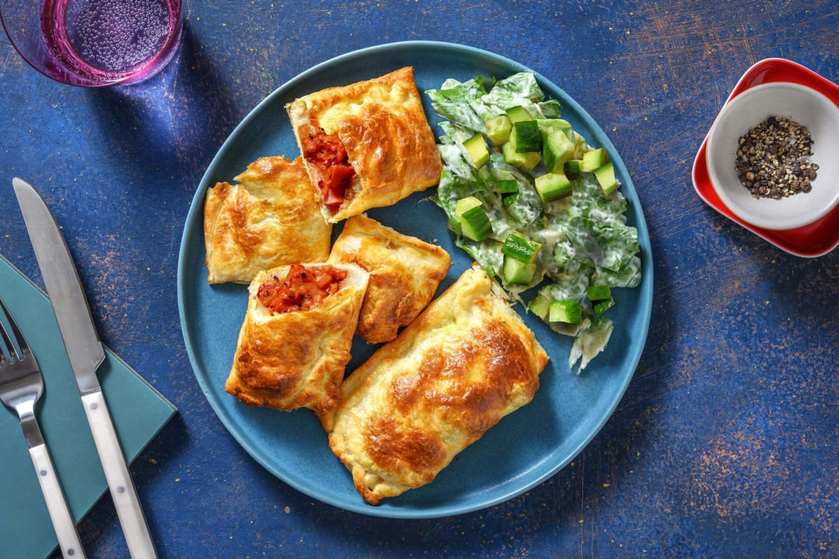 Empanadas aux émincés de bœuf végétarien