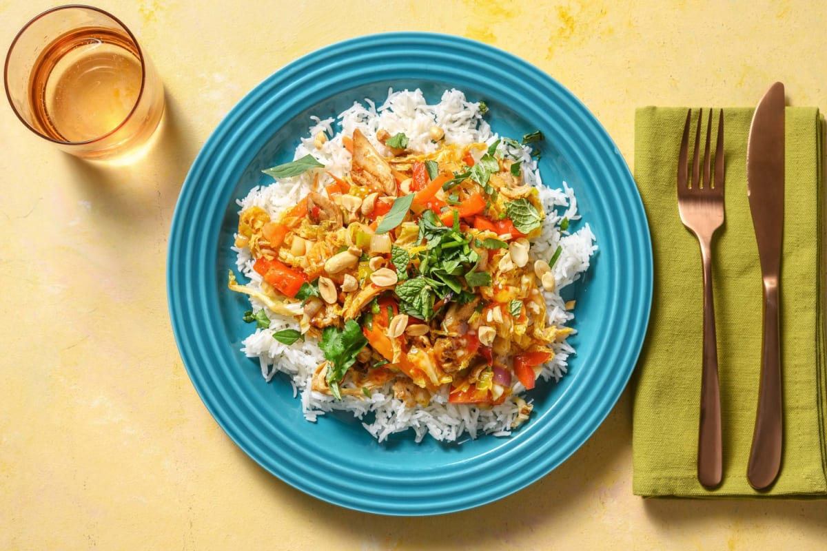 Cuisse de poulet à la vietnamienne et riz