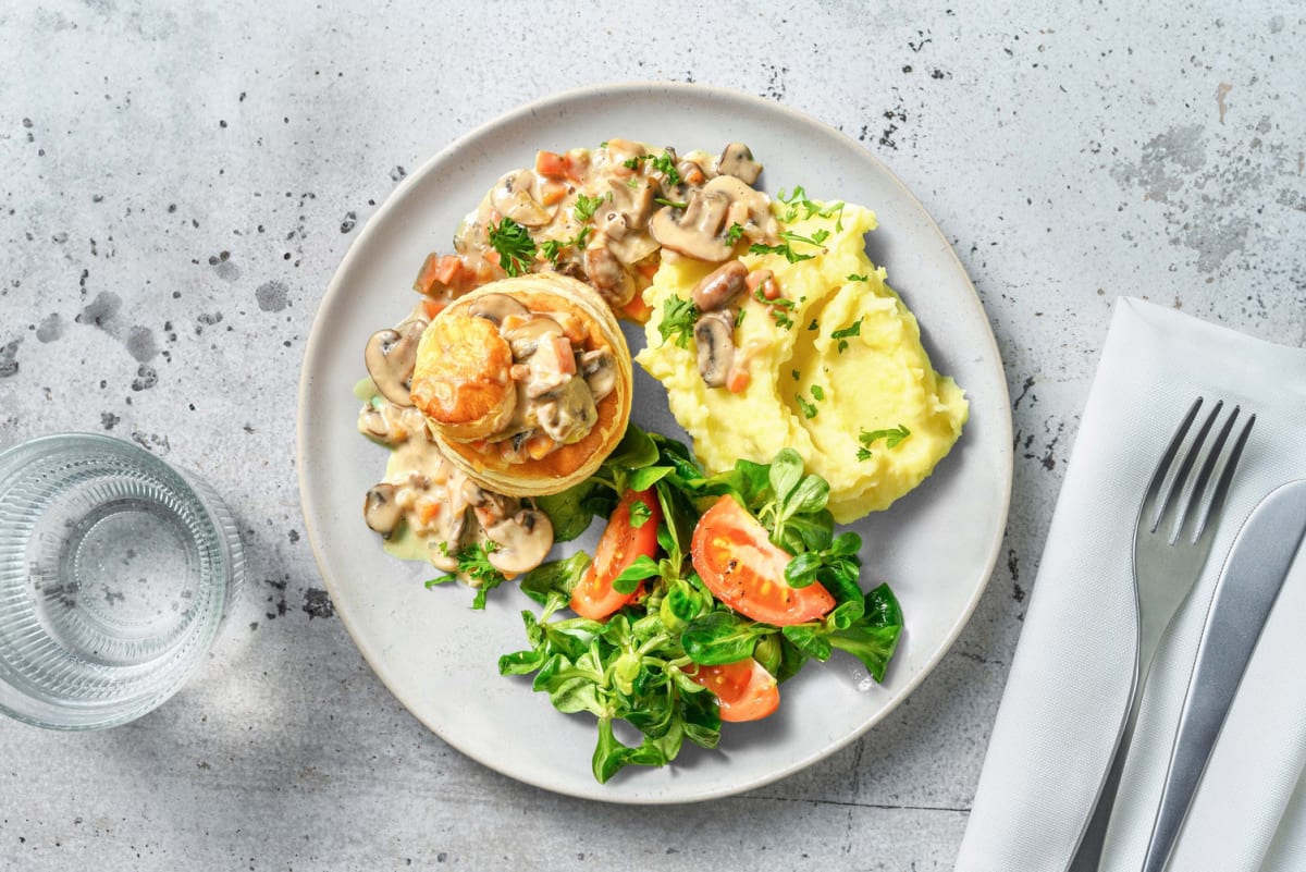 Vegetarische ragout met champignons