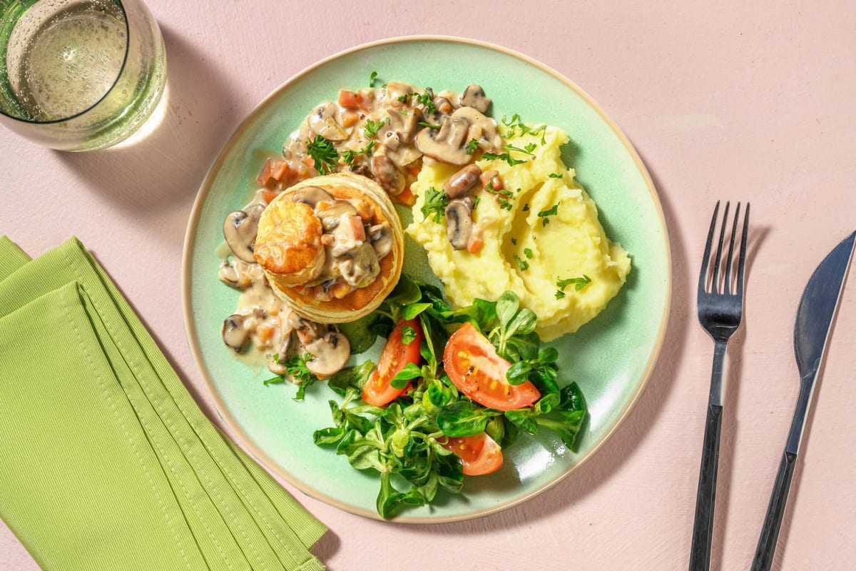 Vegetarische ragout met champignons