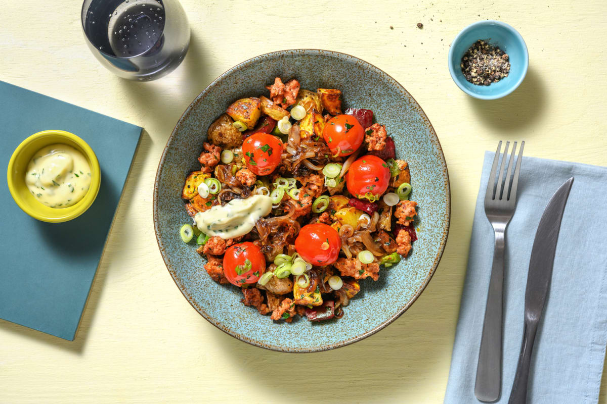 Chorizo and Potato Hash