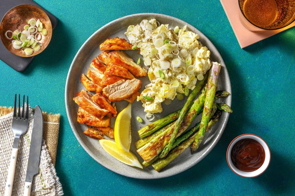 Backyard BBQ Style Chicken Dinner