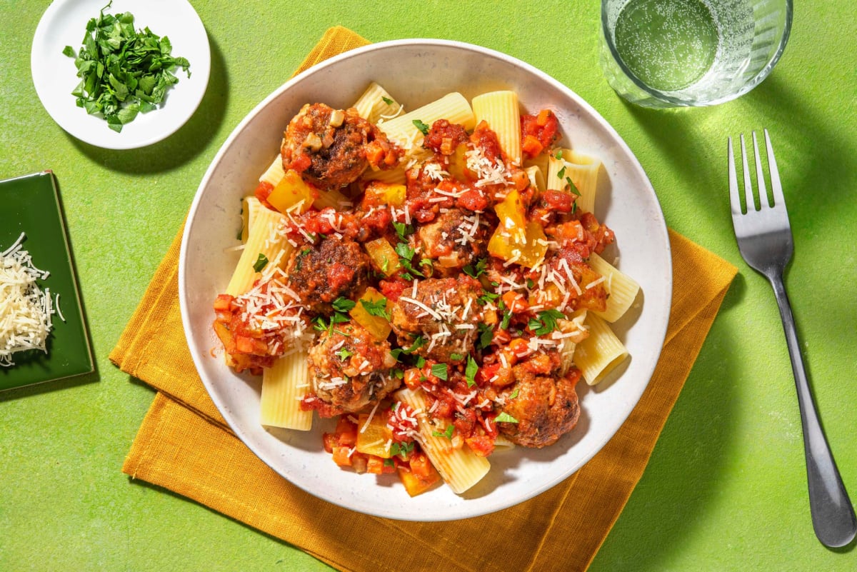 Sunday Sauce Sausage Pasta