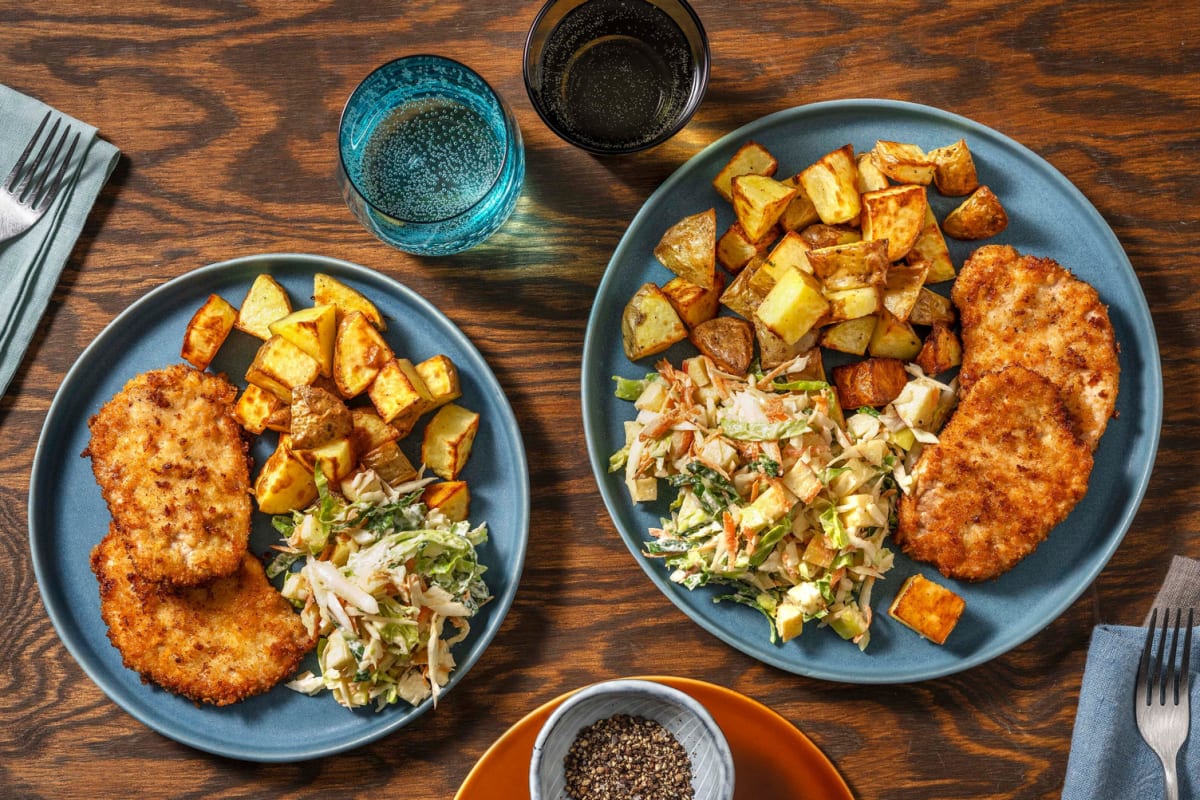 Gyldenstegt svineschnitzel 