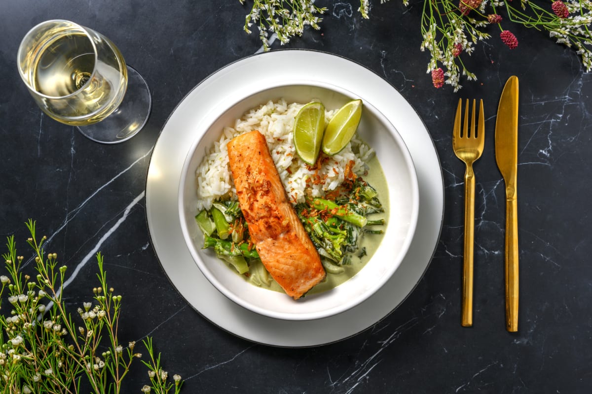 Salmon green curry discount thai