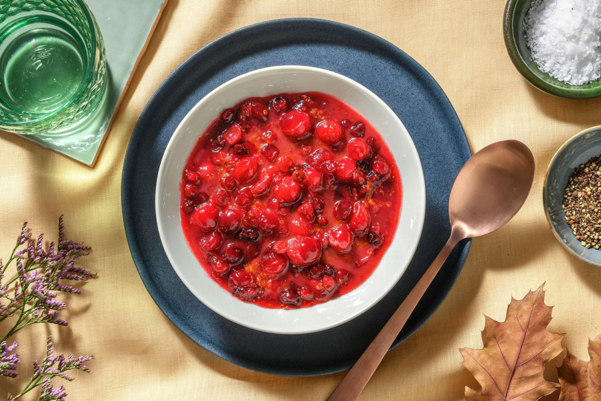 Homemade Double Cranberry Sauce 