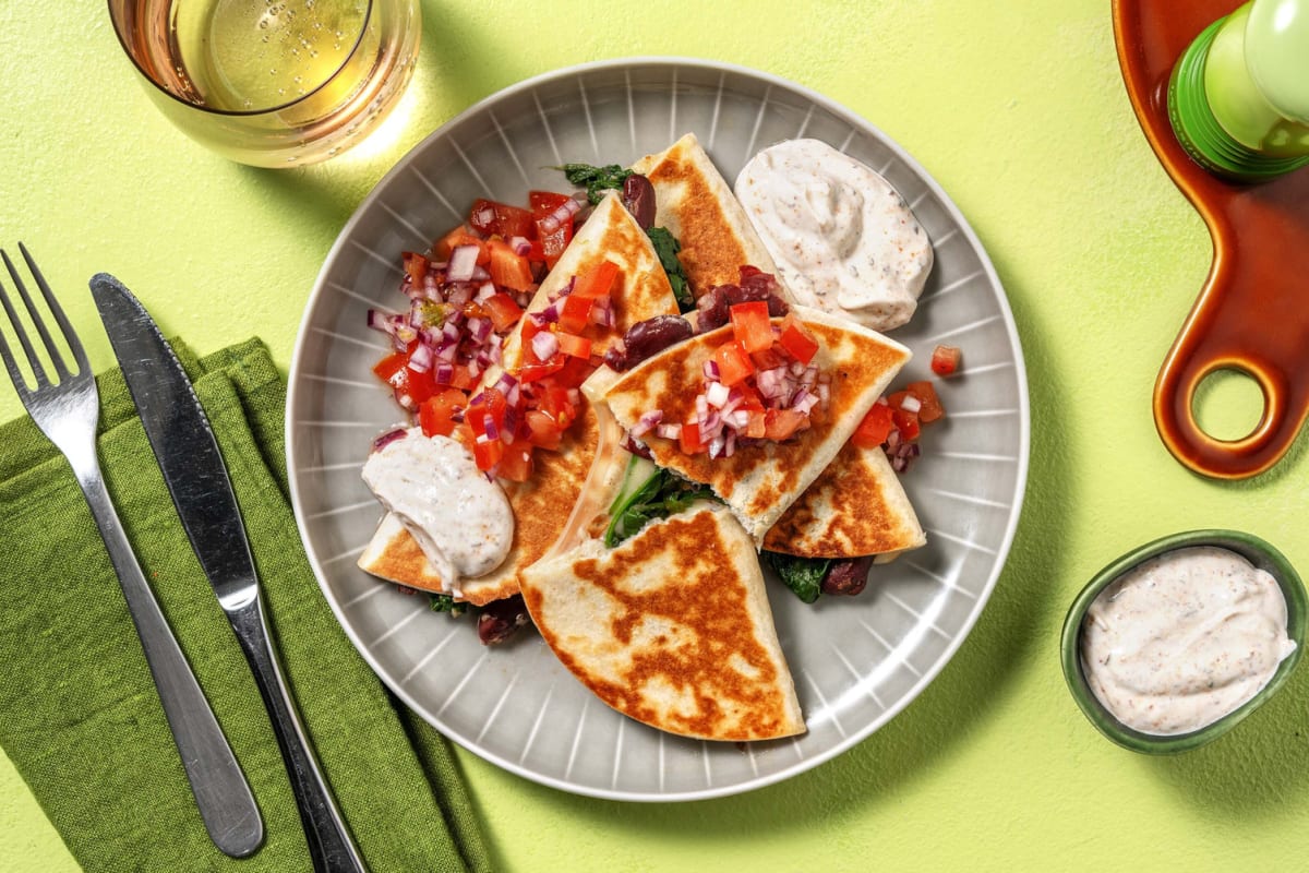 Quesadillas fondenti al formaggio