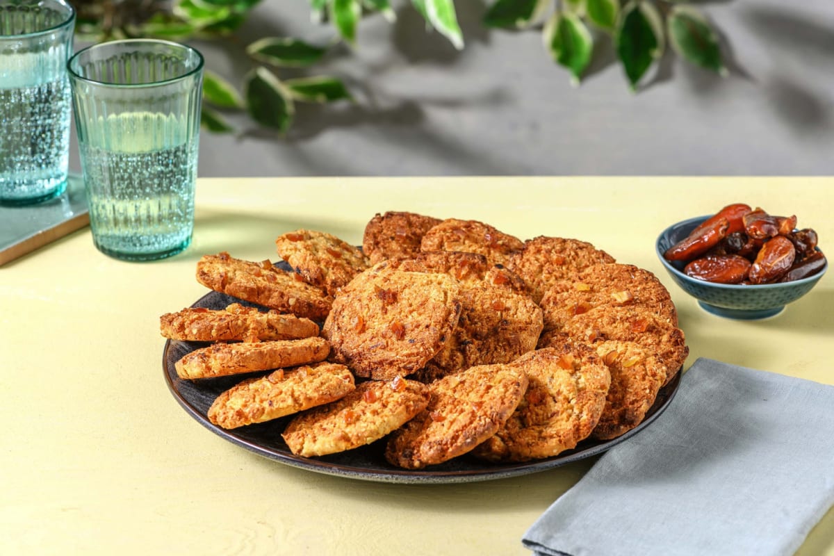 Havermoutkoekjes met dadels en pindakaas