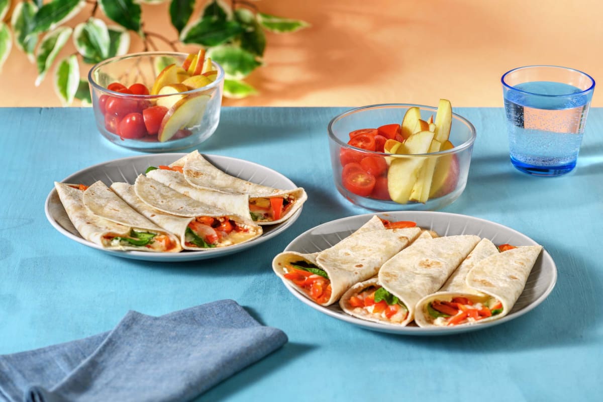 Kids Pizza Party Lunch Wraps