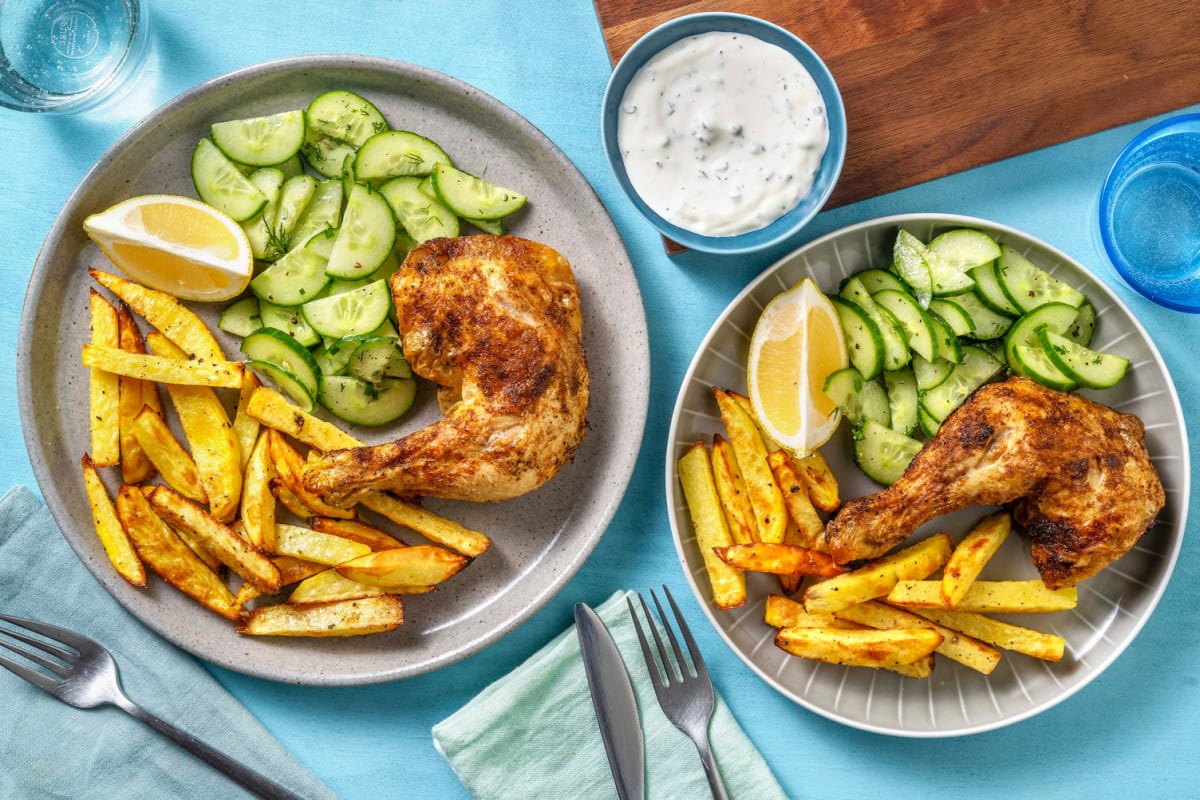 Cuisse de poulet BBQ & sauce ranch