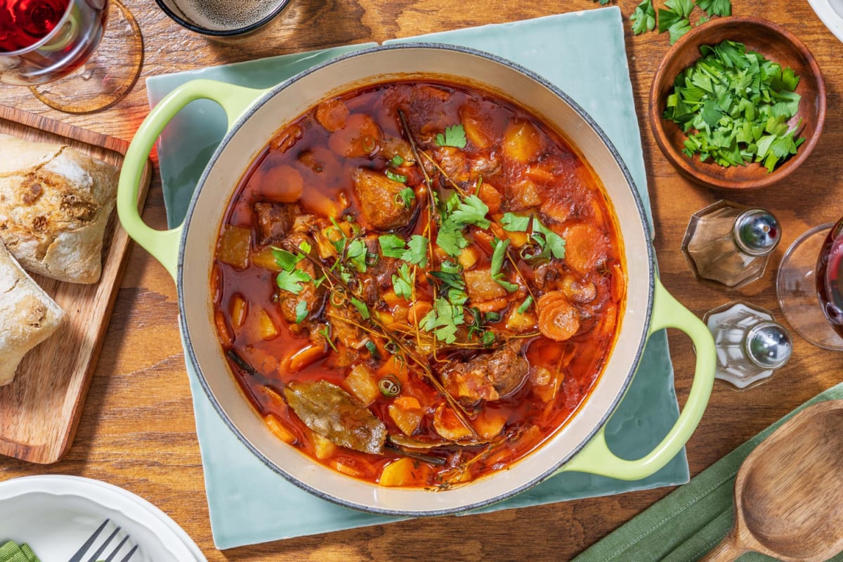 Navarin d'agneau, carottes & navet