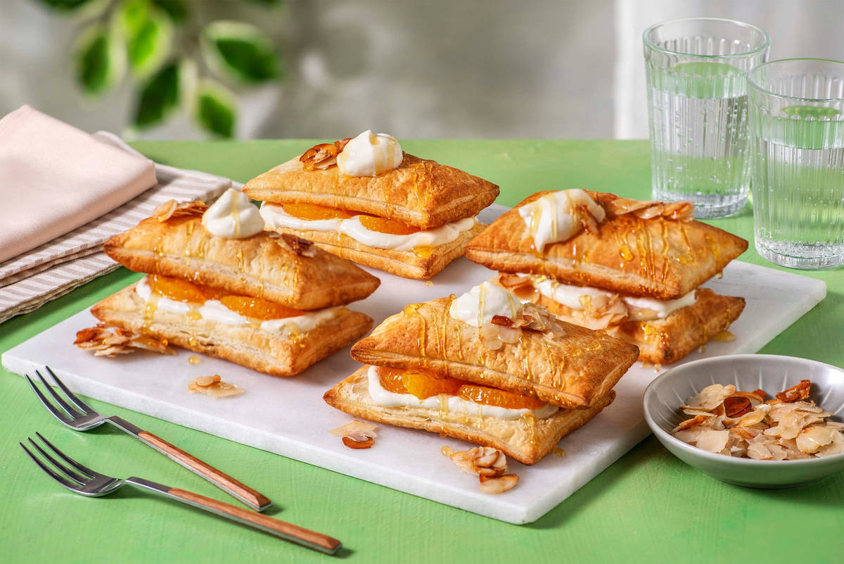 Easy Orange Cream Napoleons Recipe HelloFresh