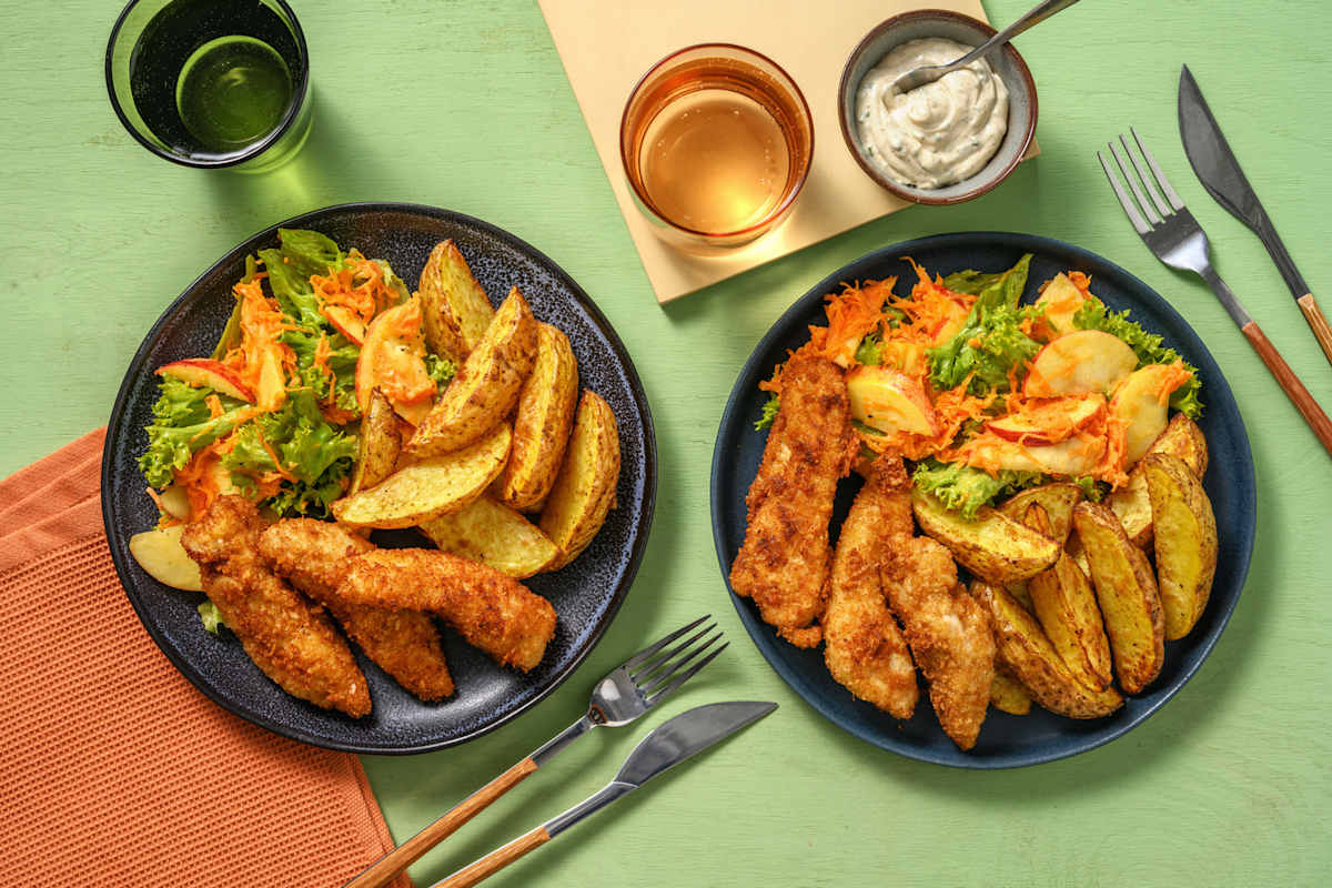 Tenders de poulet BBQ & potatoes