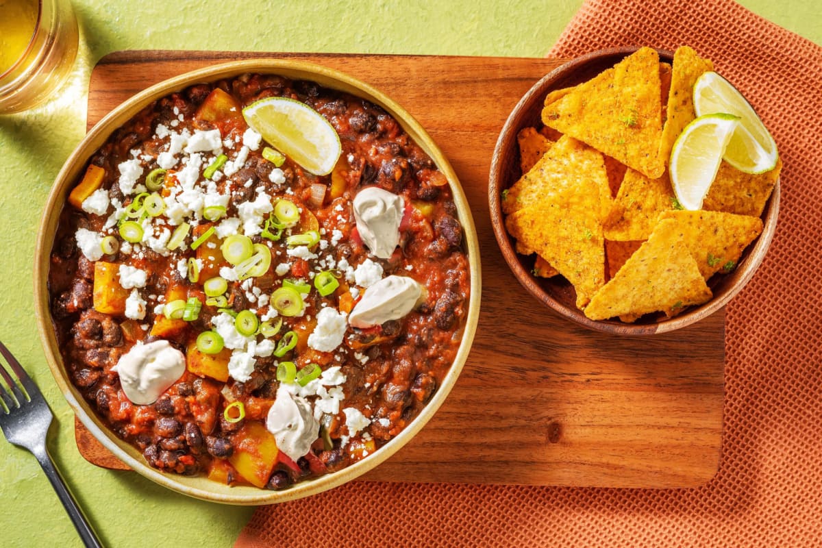 Mexican-Style Beef and Black Bean Stew