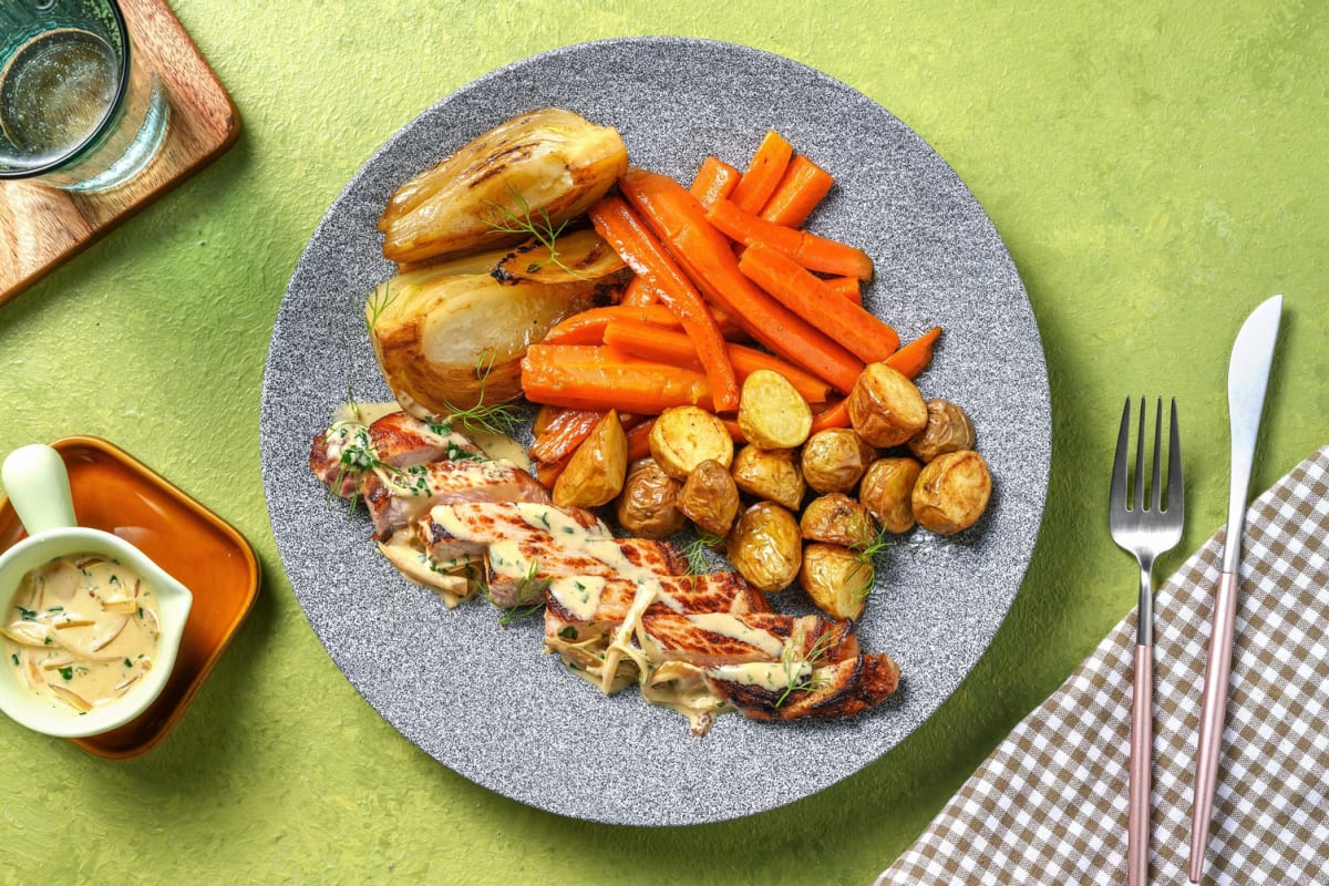 Porc & sauce au persil