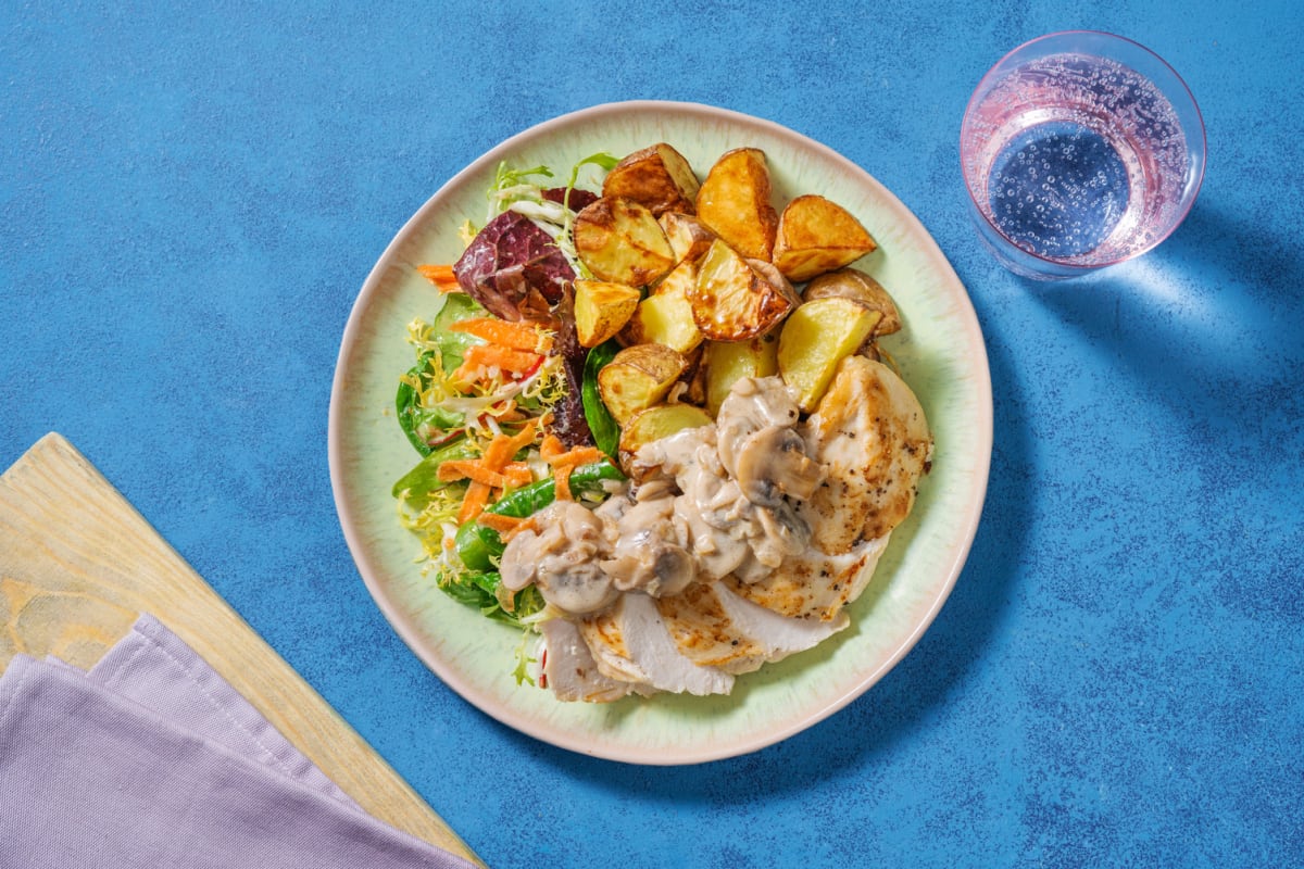 Filet de poulet à la forestière