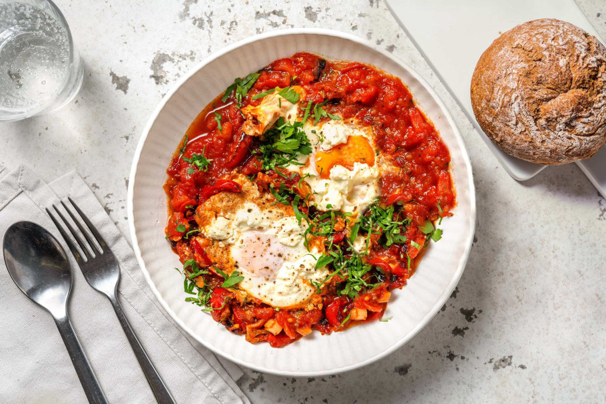 Shakshuka met verse geitenkaas