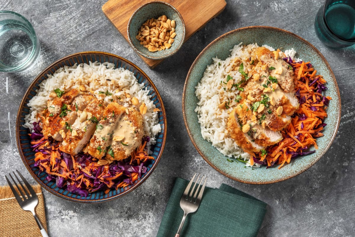 Asiatisk-inspirerad fläskschnitzel