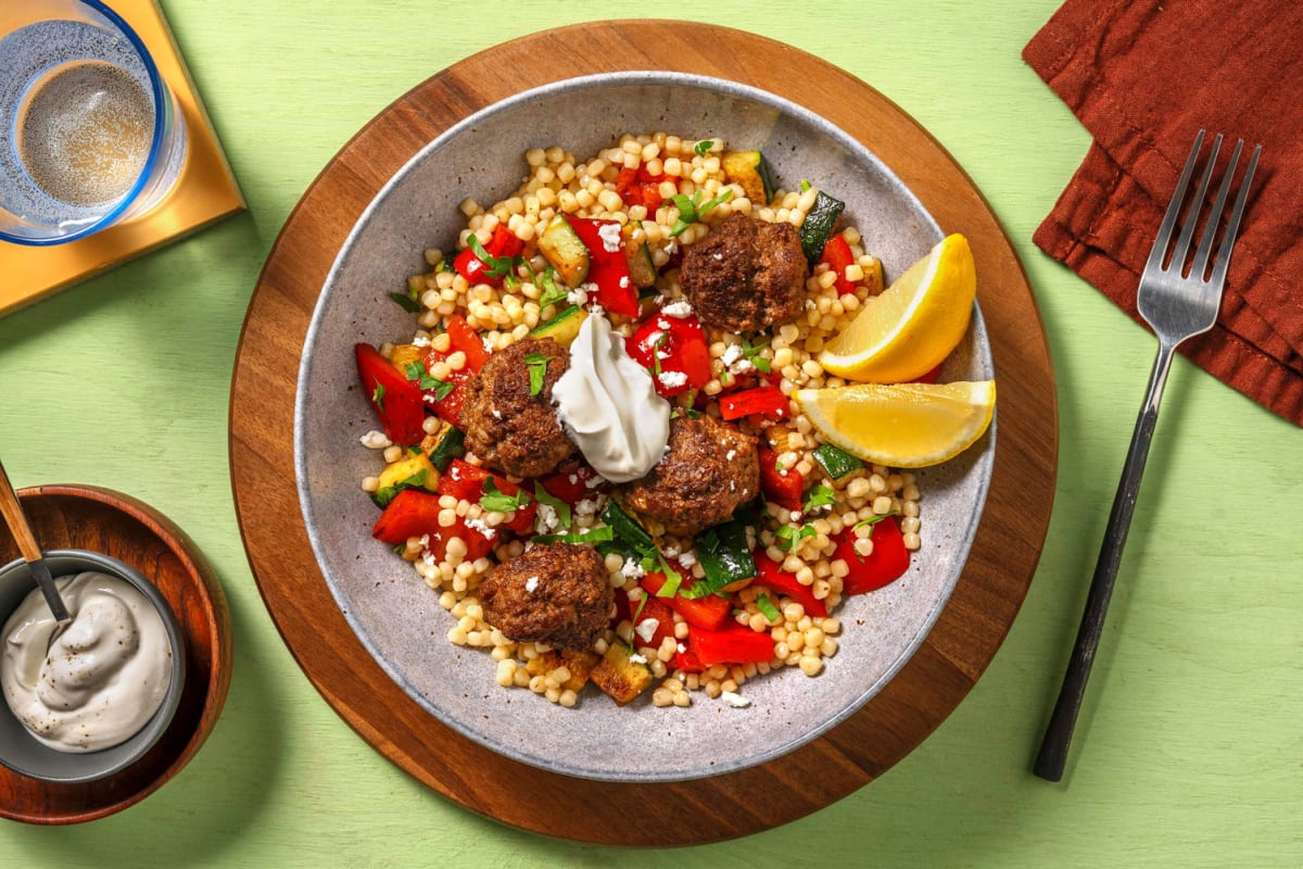 Boulettes de Beyond Meat® style shawarma