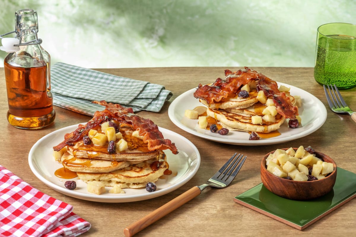 Apple Walnut Pancakes 