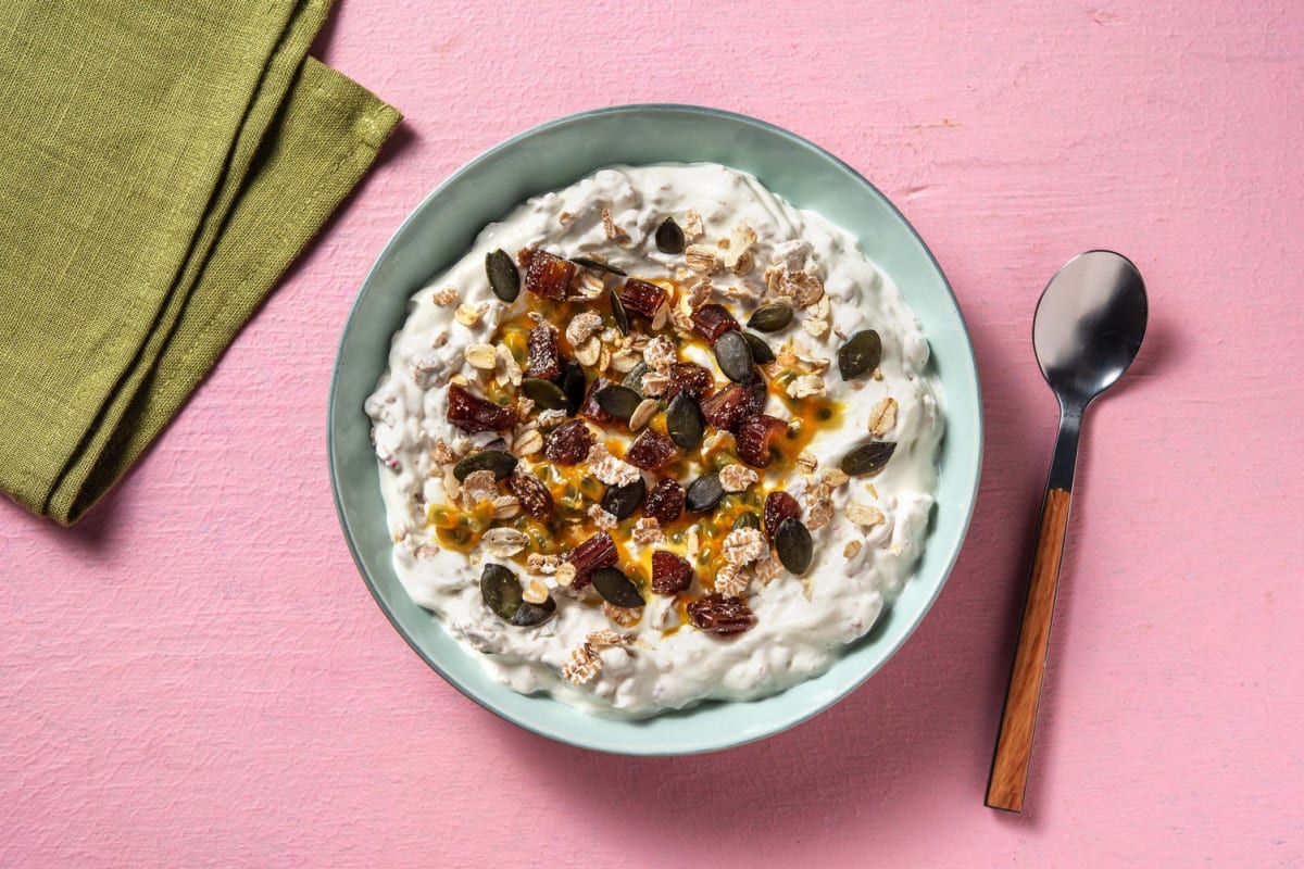 Box 9: Griekse yoghurt met passievrucht