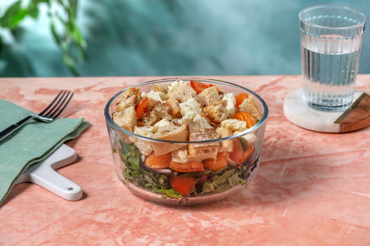 Zesty Clementine Tomato Panzanella