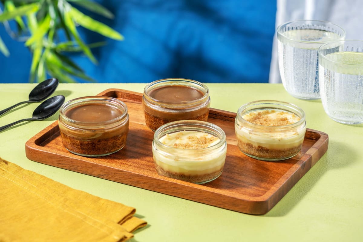 Gü Zesty Lemon Cheesecakes and Gü Hot Sticky Toffee Puddings  Variety Pack Bundle