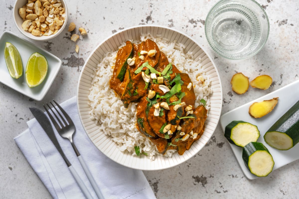 Curry de courgettes & coco à l'indienne