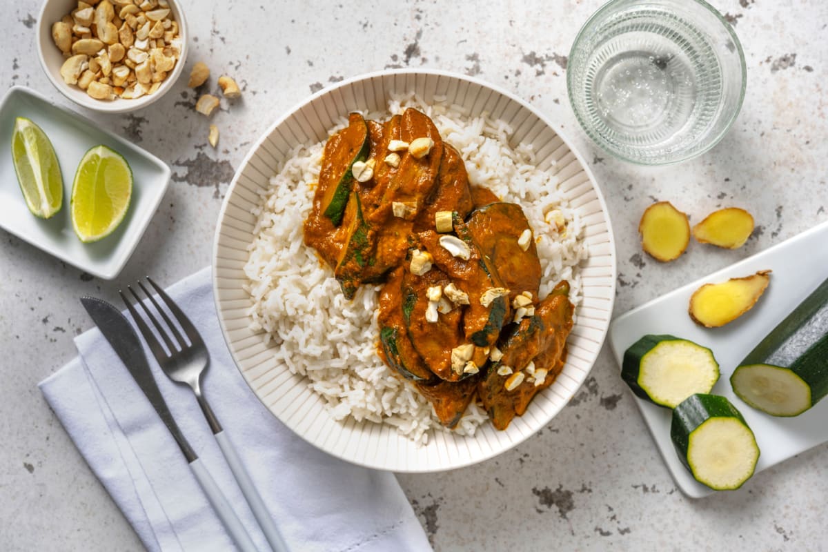 Curry de courgettes & coco à l'indienne