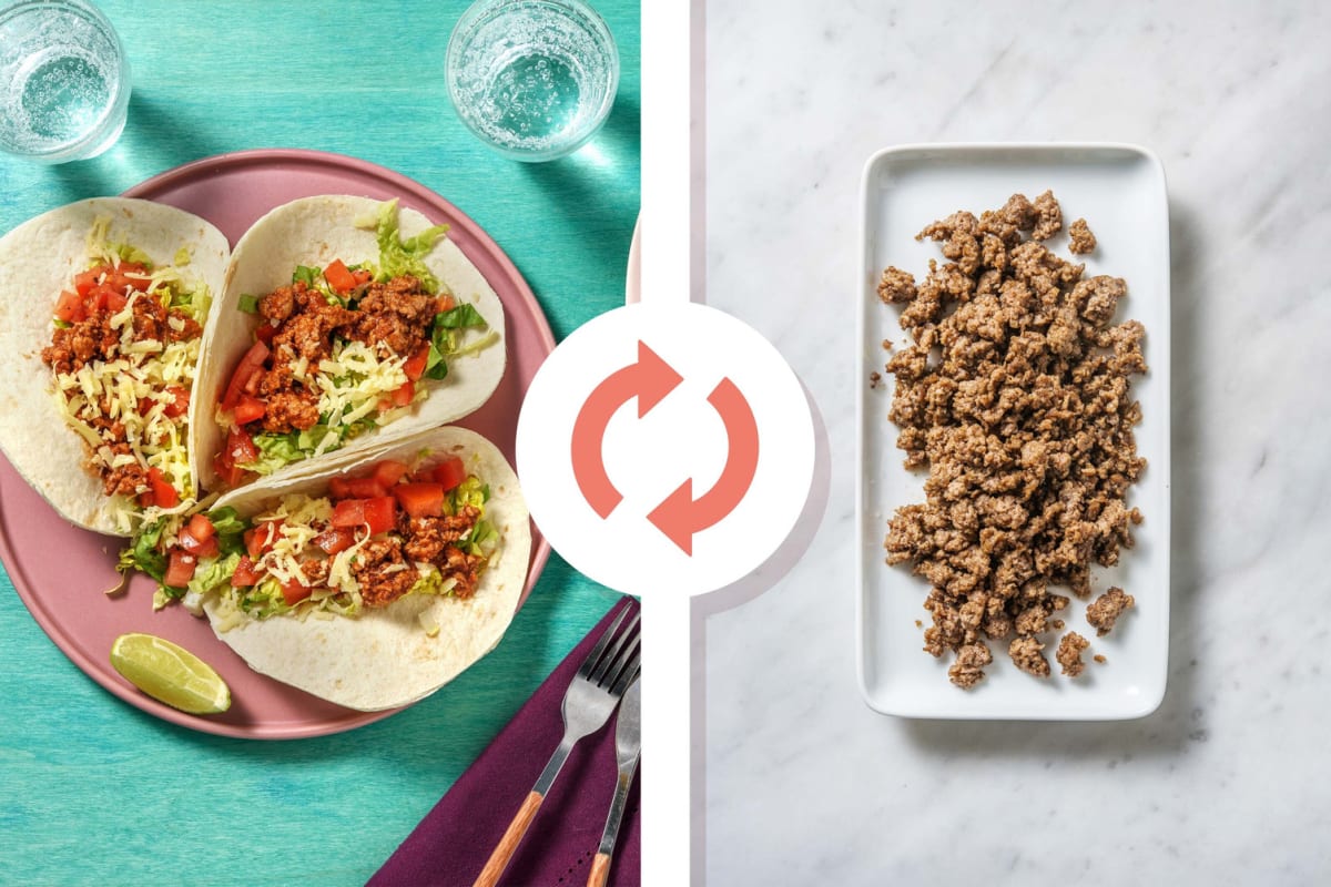 Tex-Mex Style Beef Mince Tacos