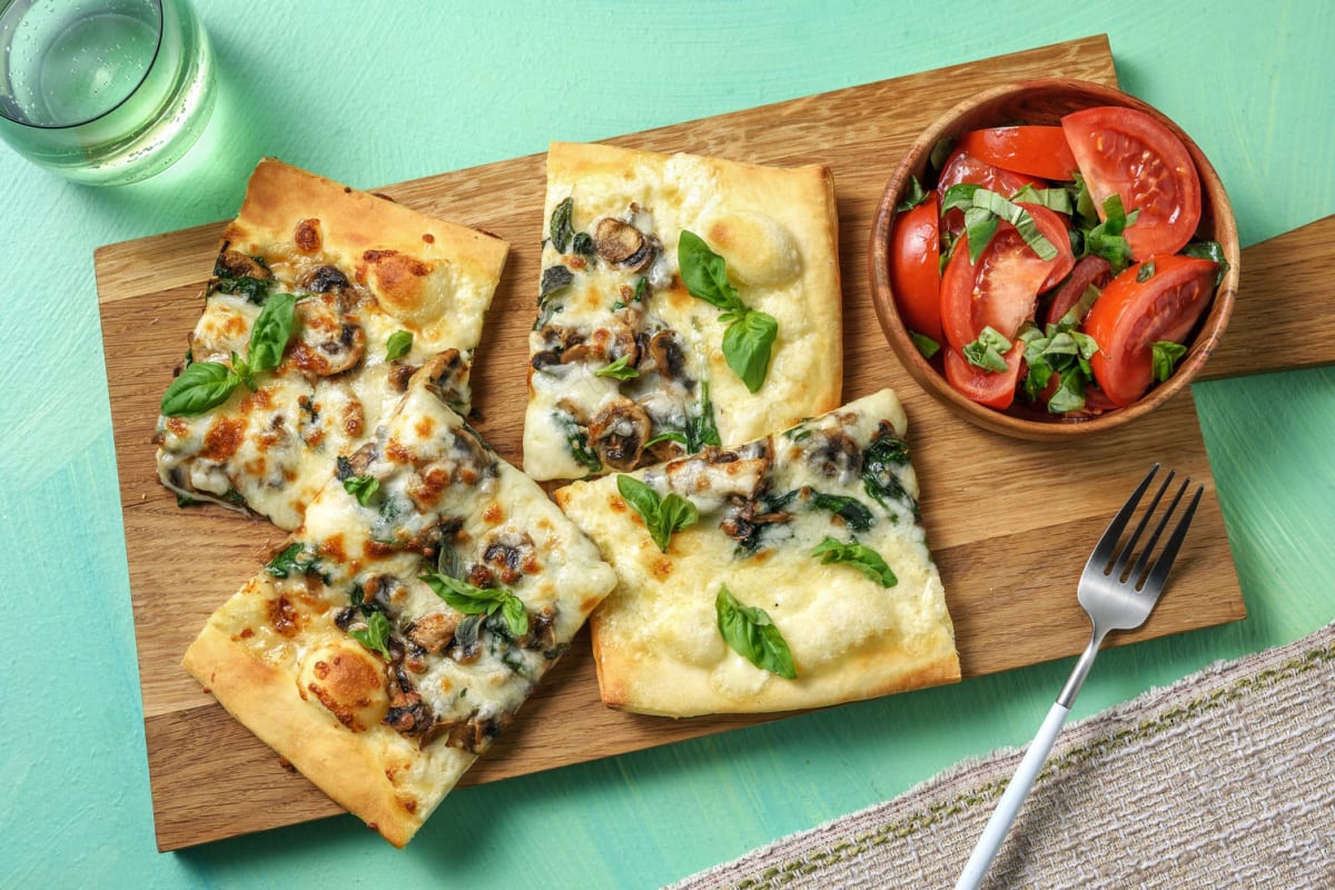 Hvit soppizza
