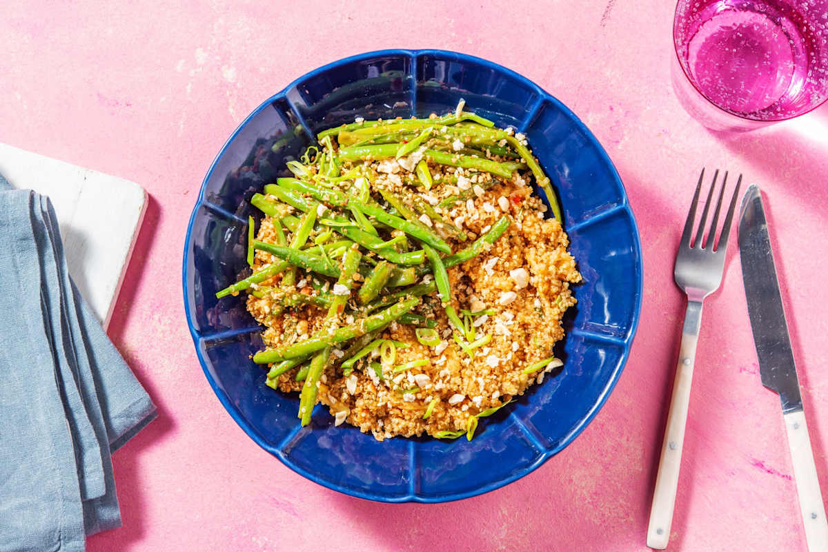 Bulgur alla soia, mela e zenzero