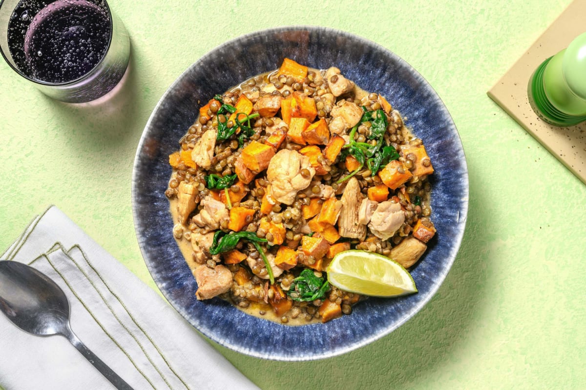 Creamy Spiced Lentil and Chicken Breast Curry