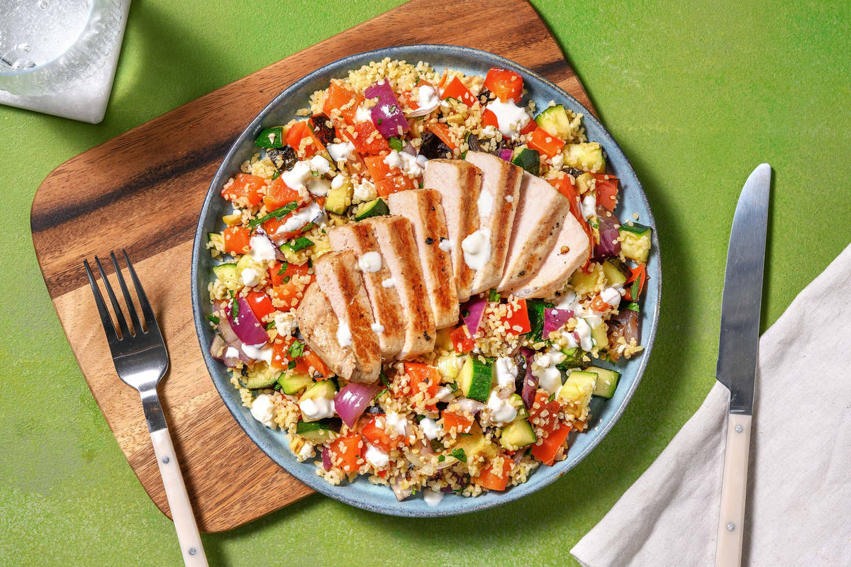 Grilled TurkishInspired Pork Chops Recipe HelloFresh