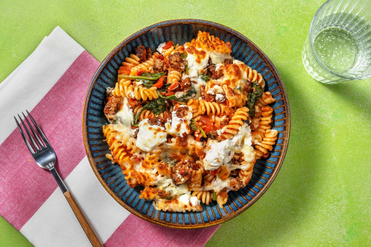 Sausage Fusilli al Forno - FD