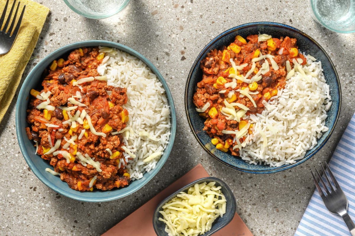 Family chili con carne 