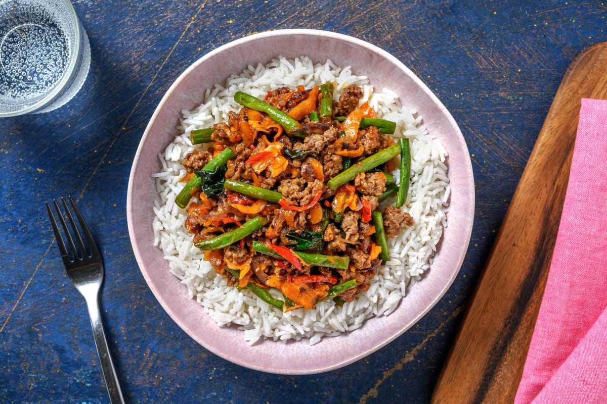 Thailändsk blandfärsbowl 