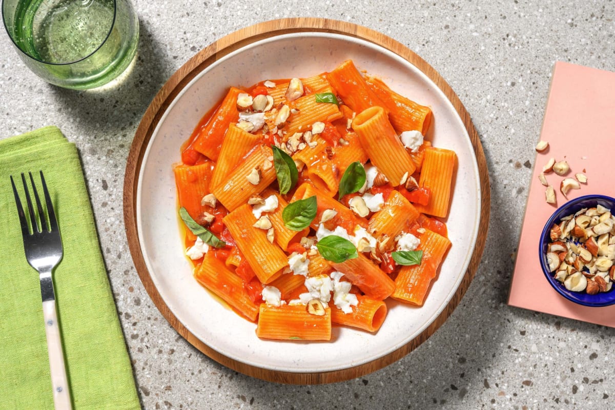 One pot de rigatoni sauce tomate & chèvre