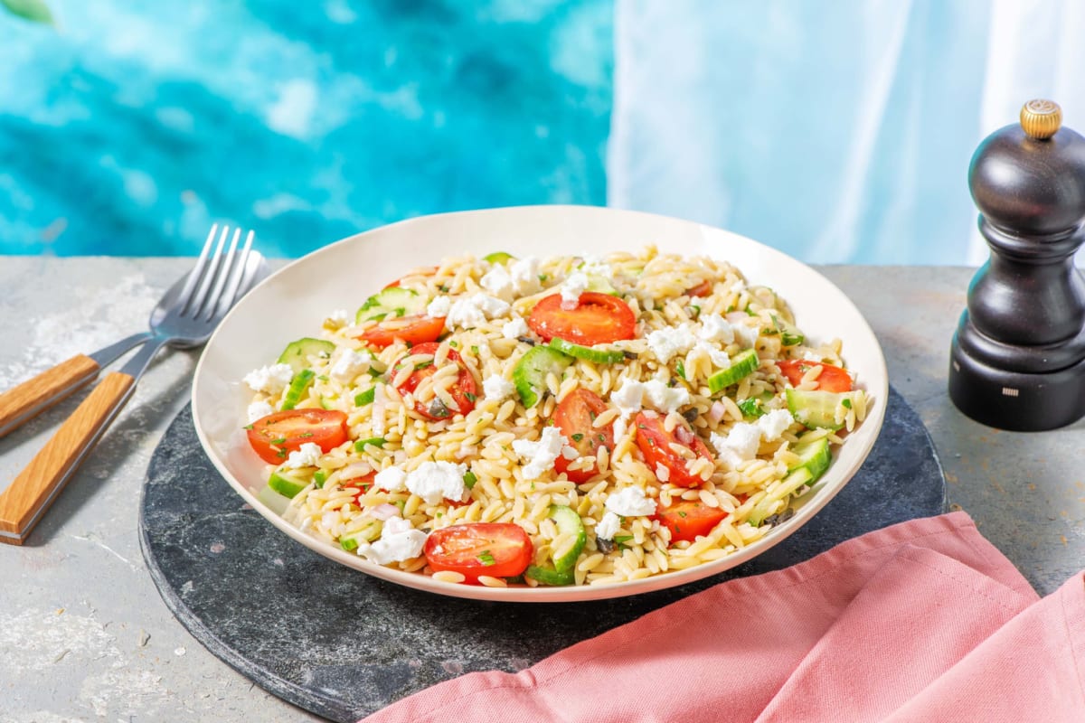 Greek Orzo Pasta Salad