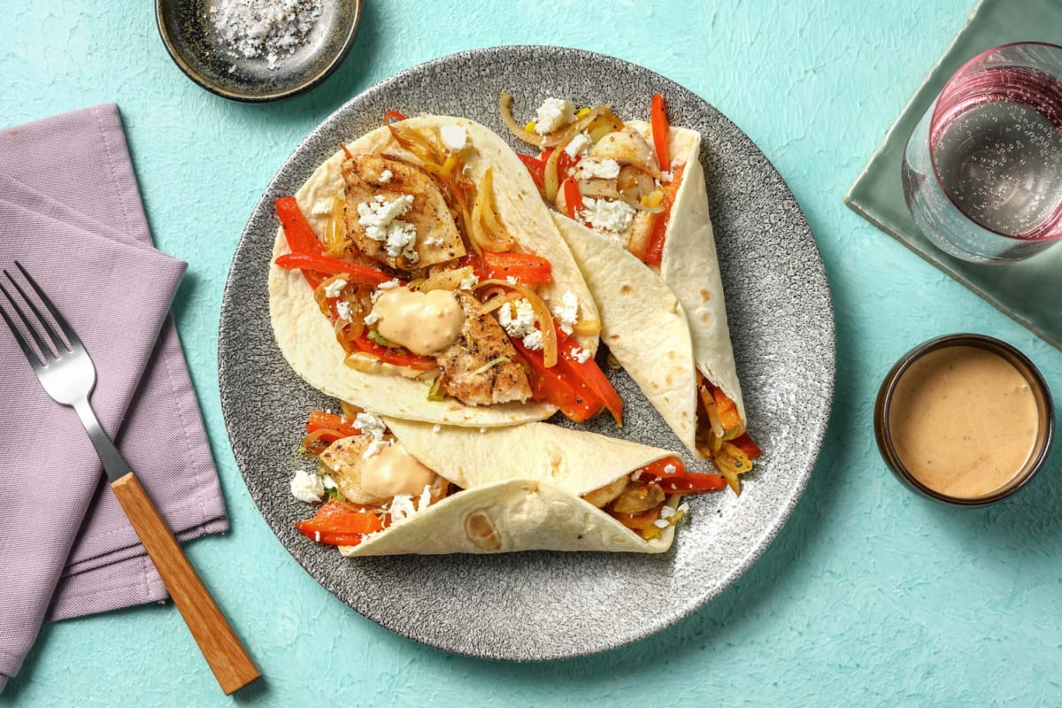 Grilled Chicken Fajitas 