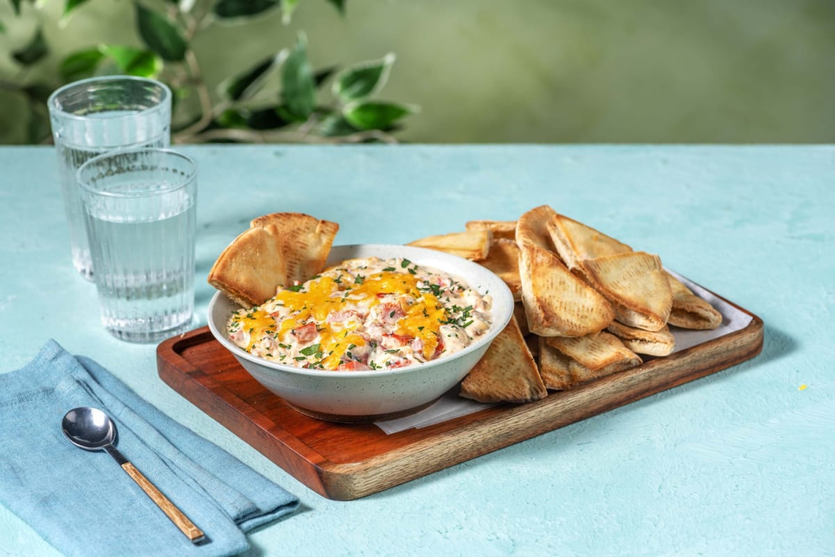 Harissa Kissed Roasted Red Pepper Dip