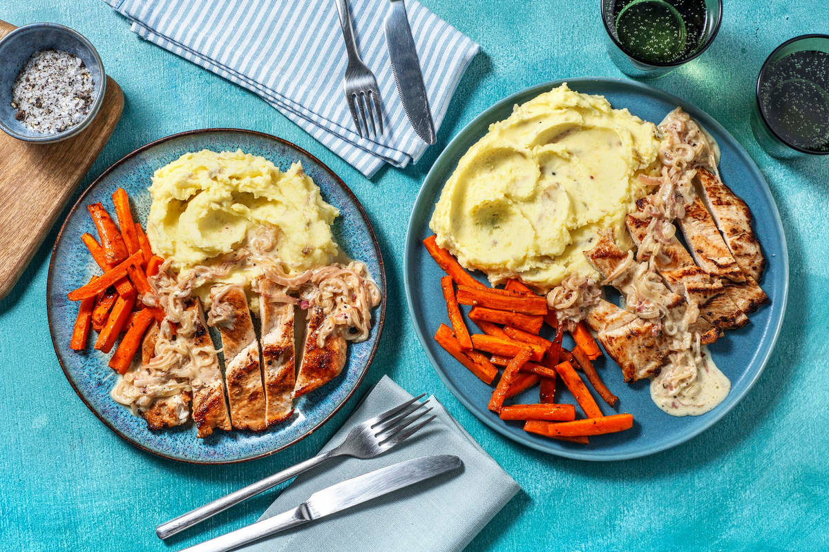 Chicken in Creamy Peppercorn Sauce Recipe HelloFresh