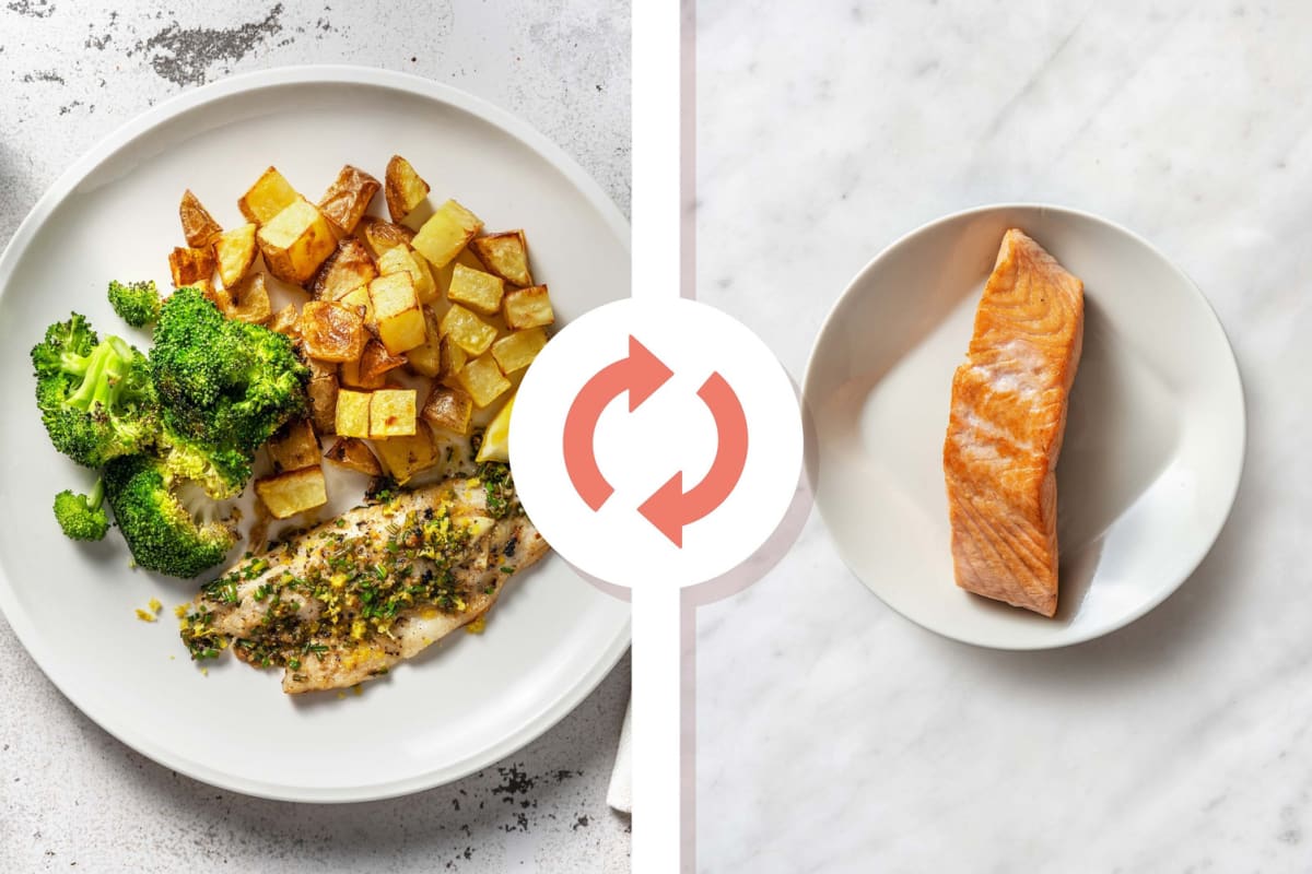 Salmon in Lemon, Garlic and Chive Butter