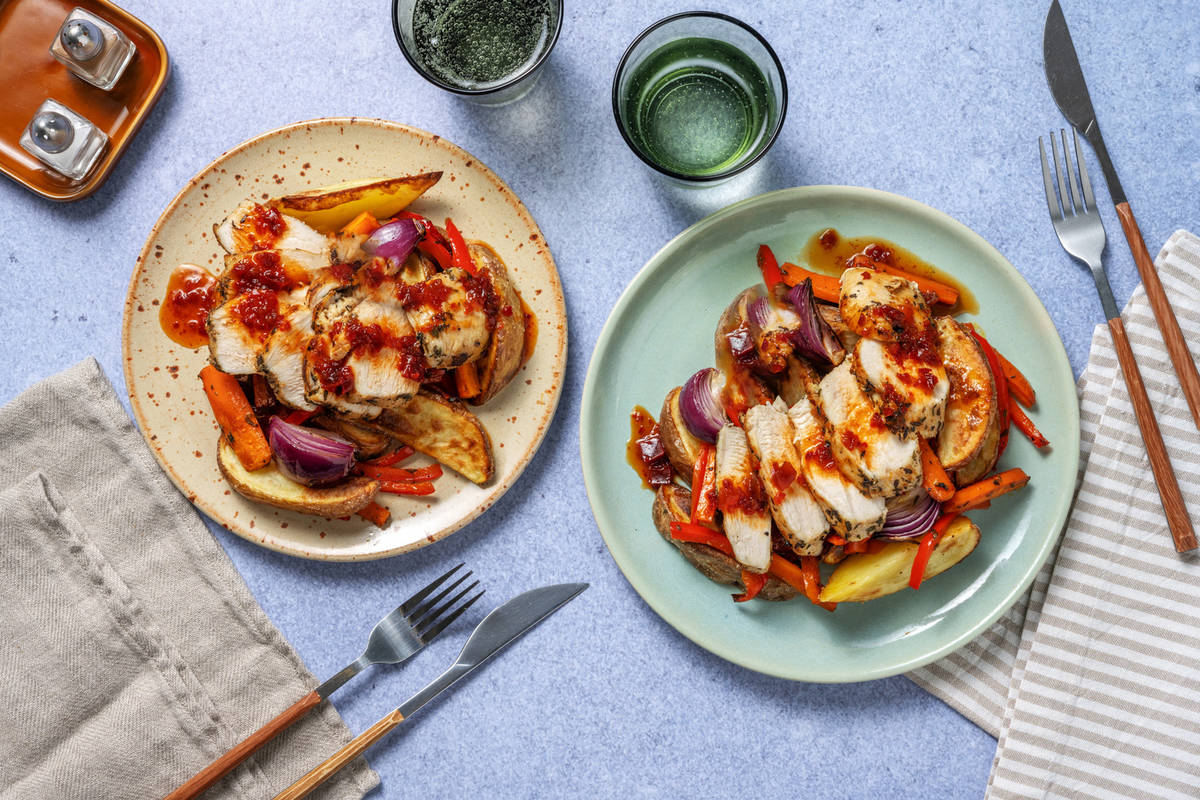 Thyme Roasted Chicken Recipe HelloFresh