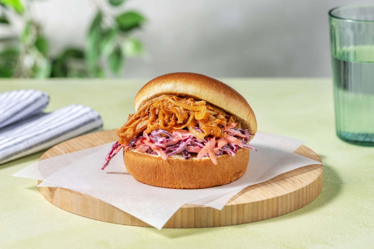 Sandwich de porc effiloché