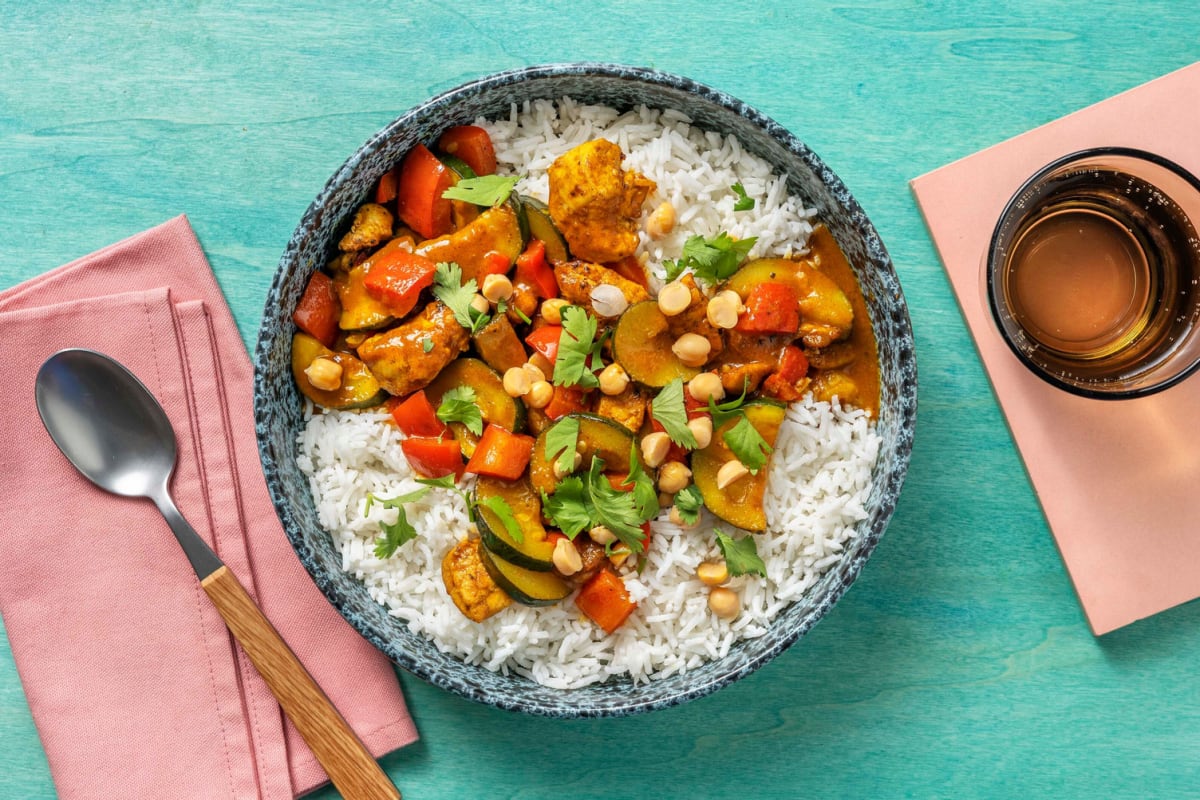 Mango Chutney Tofu Curry