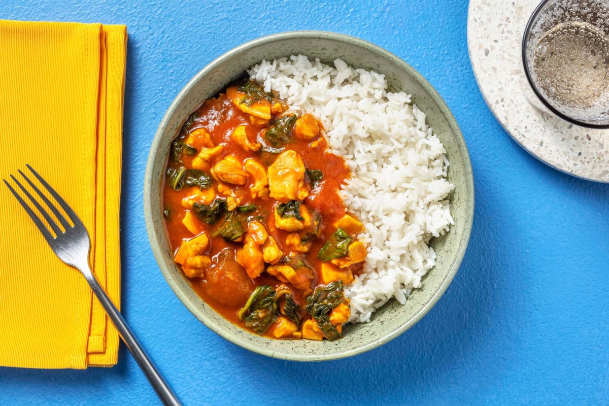 Chicken and Spinach Curry